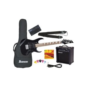 Ibanez IJM21R-BKN Jumpstart 3/4 Mikro Guitar Starter Pack (Black)