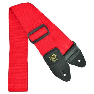 Ernie Ball Polypro Guitar Strap Red