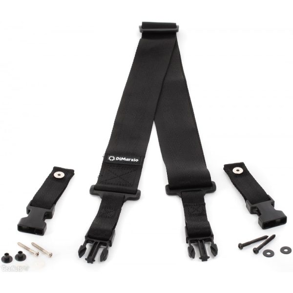 Dimarzio Clip Lock Strap (Black)