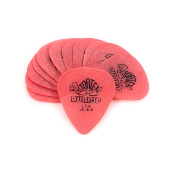 Dunlop Tortex Red .50mm Guitar Picks (5 Pack)