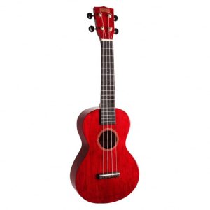 Mahalo Concert Ukulele MH2-TWR (Transparent Red) with FREE Gig Bag