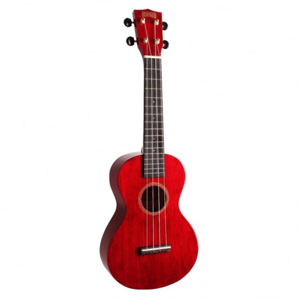 Mahalo Concert Ukulele MH2-TWR (Transparent Red) with FREE Gig Bag