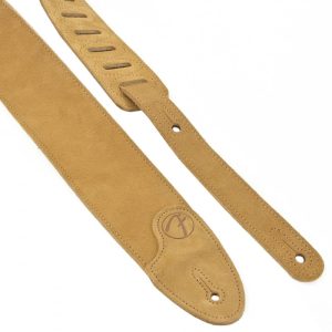 Fender 2.5 Inch F Suede Guitar Strap Tan