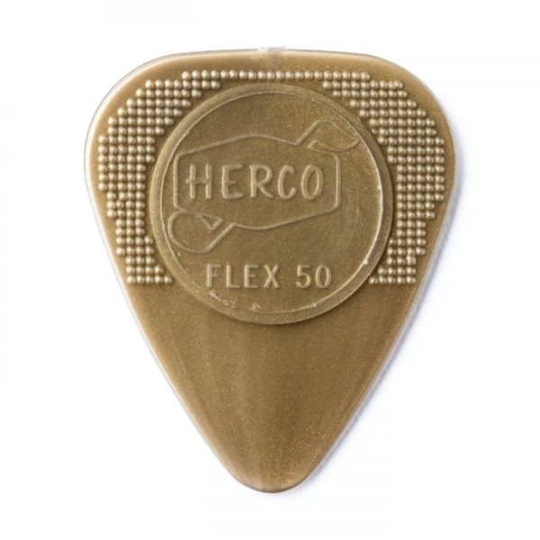 Jim Dunlop Herco Nylon Flat Picks: Flex 50 12-Pack