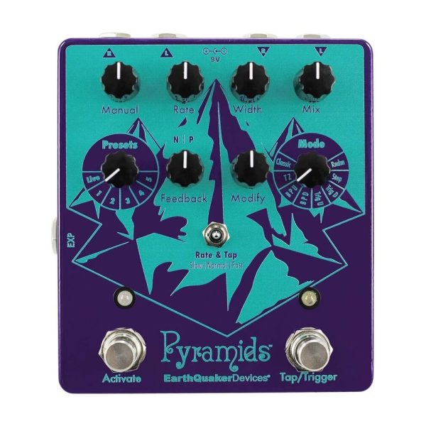 EarthQuaker Devices Pyramids Stereo Flanger Guitar Pedal