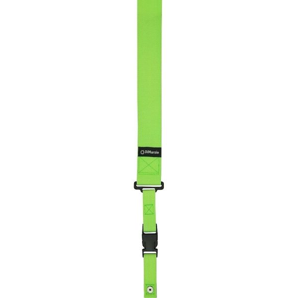 Dimarzio Cliplock Guitar Strap Neon Green