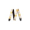 Fender 2" Monogrammed Guitar Strap White/Brown/Yellow