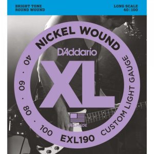 D'addario EXL190 Nickel Wound Bass Guitar Strings