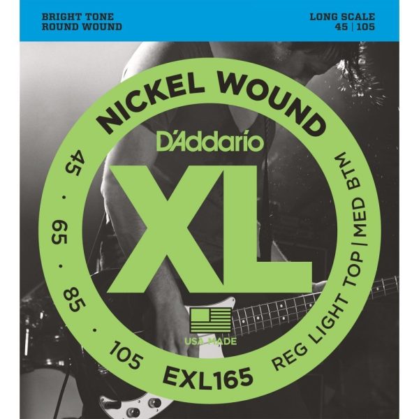 D'Addario EXL165 Nickel Wound Bass Guitar Strings