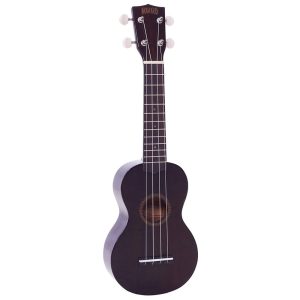 Mahalo  MJ1-TBK Java Soprano Ukulele - Transparent Black - Includes Free Case