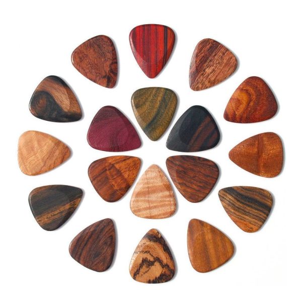 Timber Tones Wooden Guitar Picks/Plectrums