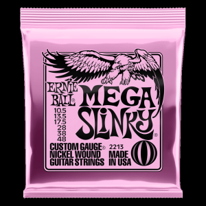 Ernie ball 2213 Mega Slinky Electric Guitar Strings 10.5-48