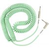 Fender Original Series Coil Cable Straight/Angled - 9m - Surf Green