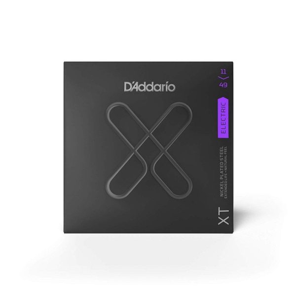 D'Addario XTE1149 XT Medium Coated Nickel Plated Electric Strings 11-49