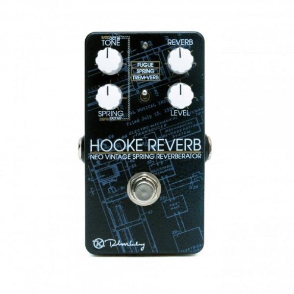 Keeley Hooke Spring Reverb Octave Tremolo Effect Pedal