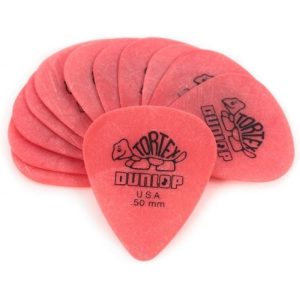 Dunlop Tortex Pink 0.50mm Guitar Picks (12 Pack)