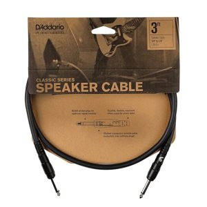 D'Addario 3Ft Classic Series Speaker Cable (1/4" Jack)