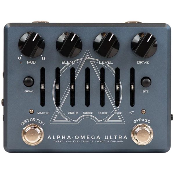 Darkglass Alpha Omega Ultra V2 Bass Preamp Pedal With Aux In