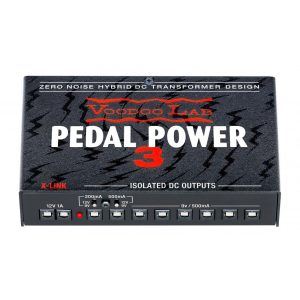 Voodoo Lab Pedal Power 3 Lightweight High Current International Voltage Guitar Pedal Power Supply