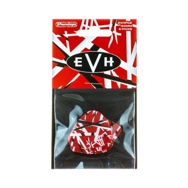 Dunlop EVHP02 0.60MM EVH Van Halen Frankenstein 6 Pick Pack