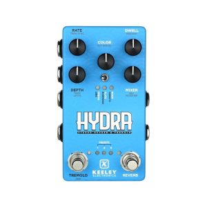 Keeley Hydra Stereo Reverb and Tremolo Effect Pedal