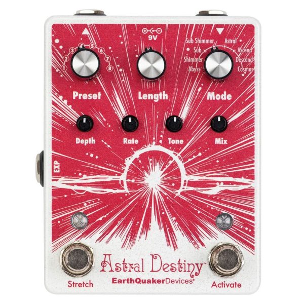 EarthQuaker Devices Astral Destiny Modulated Octave Reverb Guitar Pedal