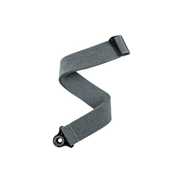 D'Addario 50BAL04 Auto Lock Skater Guitar Strap - Grey