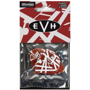 Dunlop EVHP07 0.60MM EVH Van Halen Shark Guitar Max-Grip Pick Pack