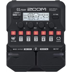 Zoom G1 FOUR Guitar Multi-Effects Processor Pedal