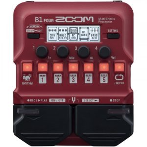 Zoom B1 FOUR Bass Guitar Multi-Effects Pedal