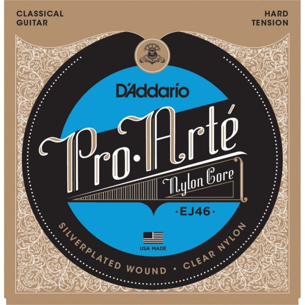 D'Addario EJ46 Pro Arté Hard Tension Nylon Classical Guitar Strings