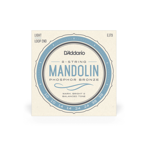 D'Addario Mandolin 8 String EJ73 Phosphor Bronze 10-38 Gauges