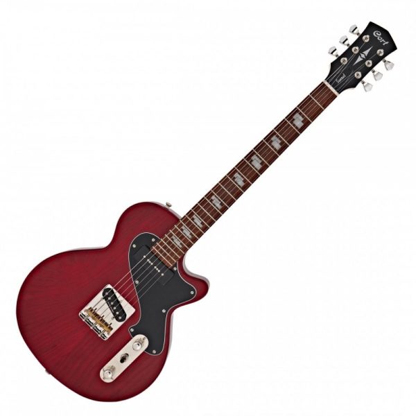 Cort Sunset TC Electric Guitar Open Pore Burgundy Red