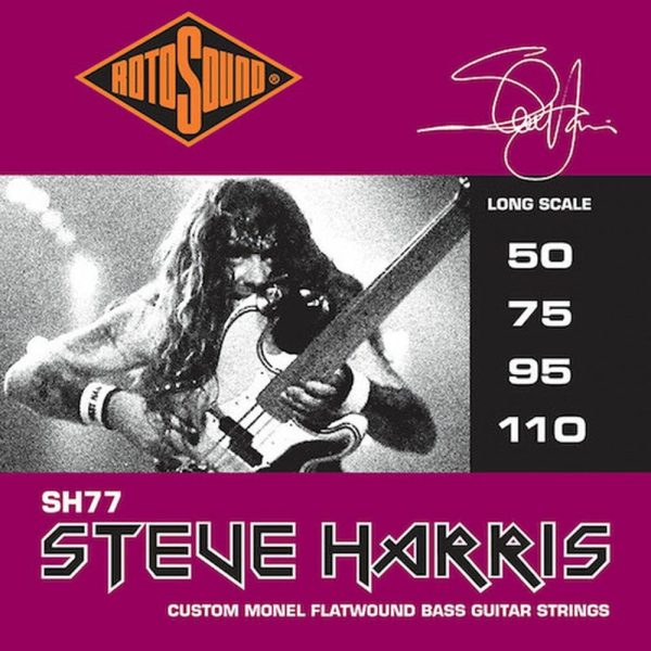 Rotosound SH77 Steve Harris Flatwound Bass Guitar Strings