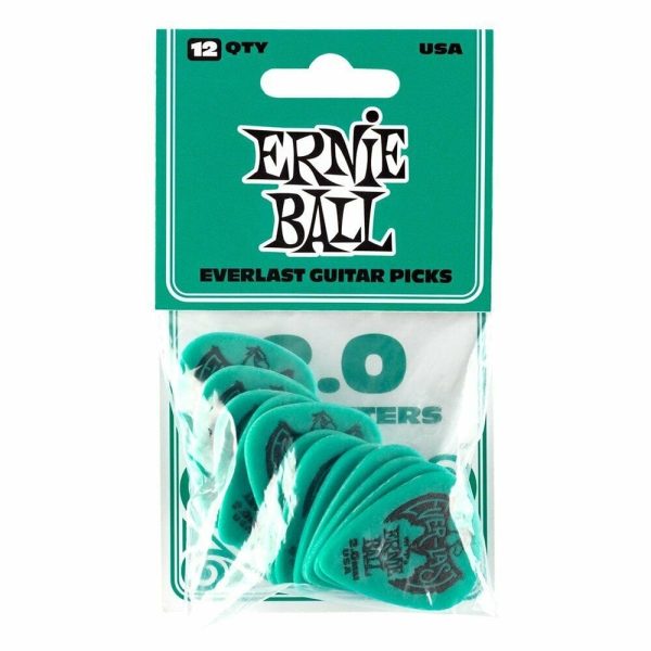 Ernie Ball Everlast 2.0mm Turquoise Guitar Picks