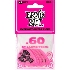 Ernie Ball Everlast 0.6mm Pink Guitar Picks