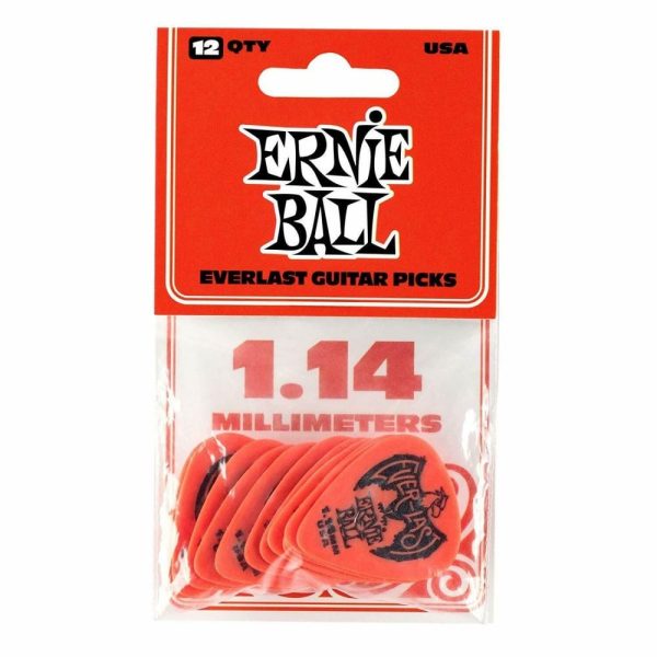 Ernie Ball Everlast 1.14mm Red Guitar Picks