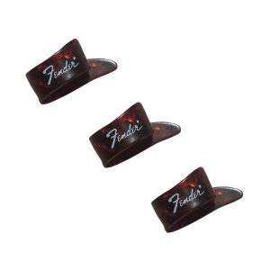 Fender Classic Celluloid Thumb Picks Medium Shell 3-Pack