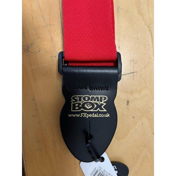 Stompbox Standard Webbing Guitar Strap - Red