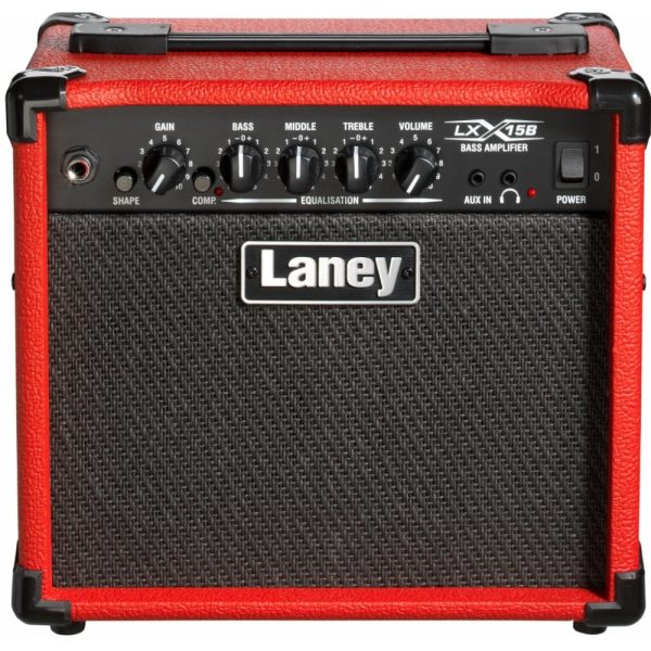 Laney LX15B Red 15W Bass Combo Amplifier