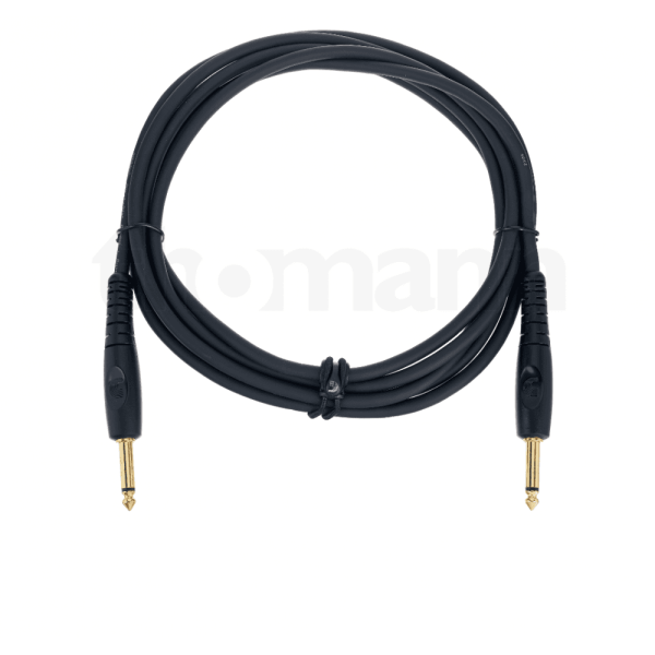 D'Addario Custom Series Straight Jack 10ft Instrument Cable - Black