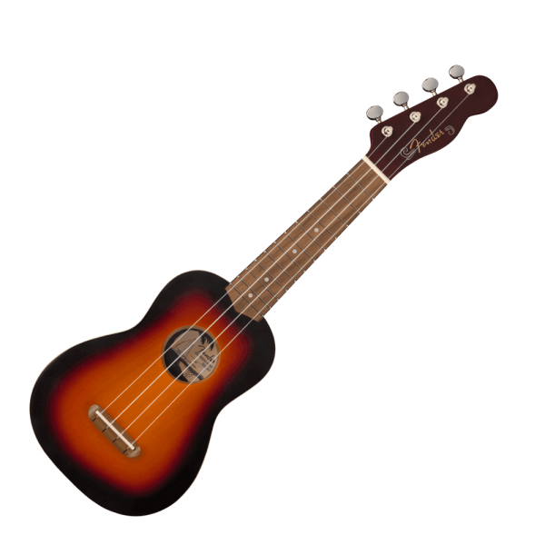 Fender Venice Soprano Ukulele - 2-Tone Sunburst