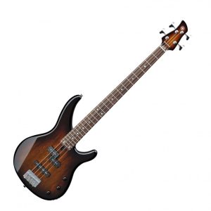 Yamaha TRBX174EW Exotic Wood Electric Bass Guitar in Tobacco Brown Sunburst