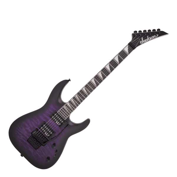 Jackson JS Series Dinky Arch Top JS32Q DKA Electric Guitar in Transparent Purple Burst