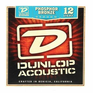 Jim Dunlop DAP1254 Phosphor Bronze Light 12-54 Acoustic Guitar Strings