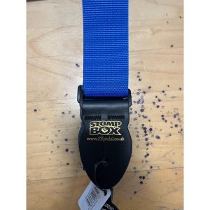 Stompbox Standard Webbing Polypro Guitar Strap - Pearl Blue and Black