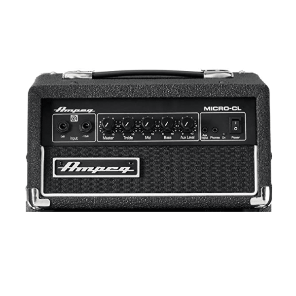 Ampeg Classic Series Micro-CL 100-Watt Solid State Bass Guitar Amplifier Stack