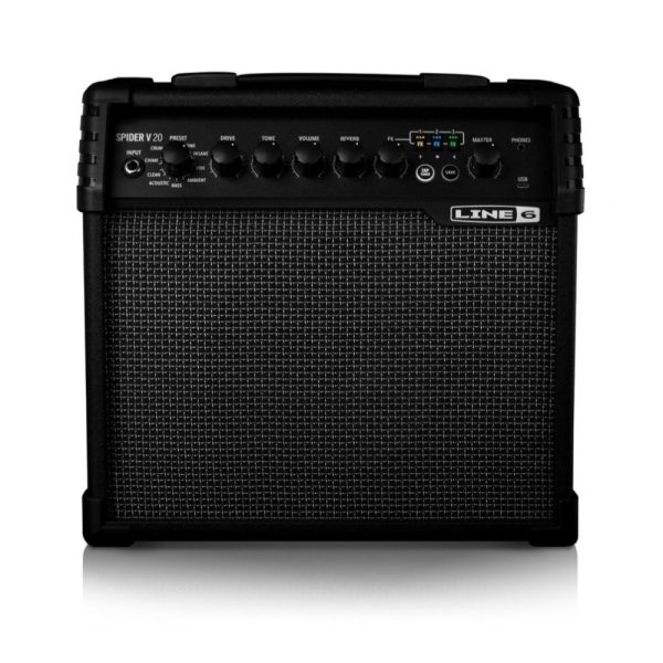 Line 6 Spider V20 20-Watt Modelling Electric Guitar Combo Amplifier