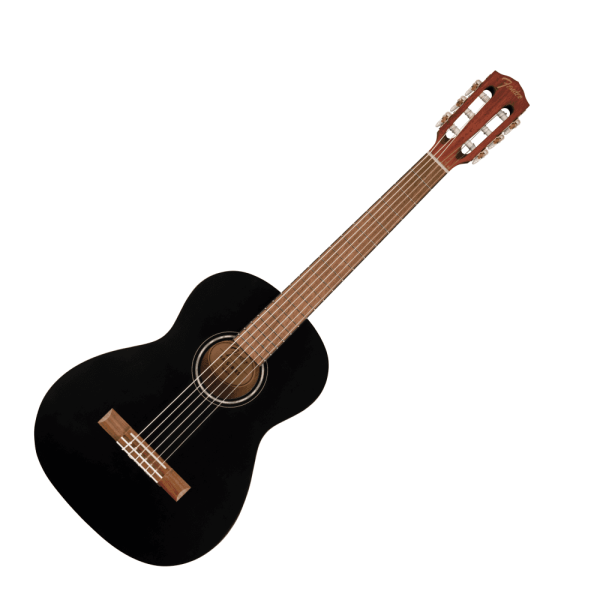 Fender FSR FA-15N 3/4 Nylon Strung Classical Guitar - Black