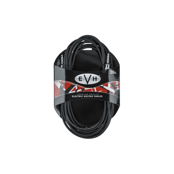 EVH Premium Straight Jack 20ft Instrument Cable in Black